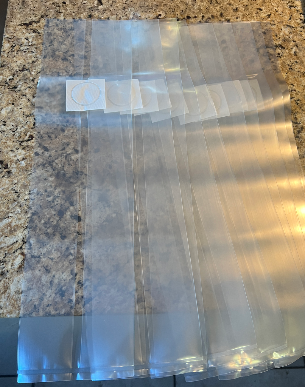 Speed Bagger with secure brackets for bagging, hydrating pellets and spawn